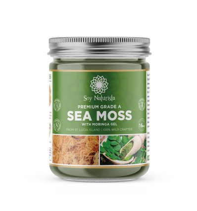 Gold Sea Moss Moringa Gel 16 oz